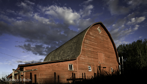 Natural LR Preset applied to Photo of Barn