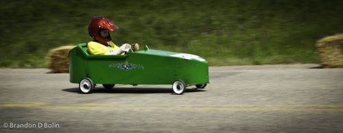 Slow Soap Box Derby Panning Photography